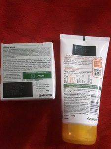 Garnier Bright Complete  Vitamin C Face Wash &amp; Ser