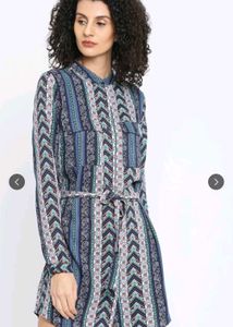 Size M/L 🎁Buy 2 Get 1 Free 🎁Striped Shirt Dress