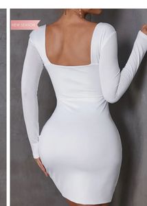 Chic White Mini Dress