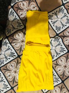 Yellow Embroidered Anarkali Dress