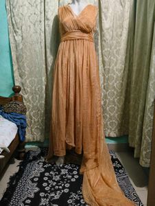 Flowy Amber High Low Maxi Dress