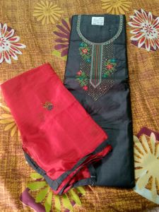Embroidered Dress Material For Women