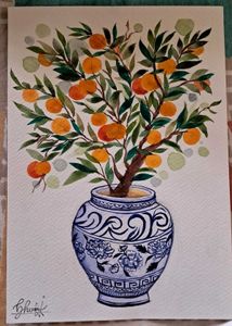 watercolour painting on 300gsm paper