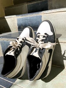 Black &amp; White Jordan Shoes (Unisex)