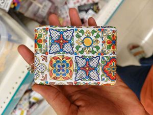 Floral Printed Mirror