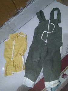 Kid Dress Top & Gallies Design Pant