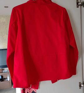 Bright Red Blazer - Size L