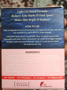 Aqualogica radiance+ watermelon&amp; niacinamide 50Gm
