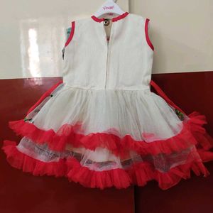 Girls Red Frock