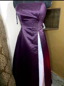 Elegant Purple Gown
