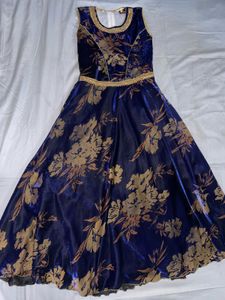 Floral Velvet Occasion Dress