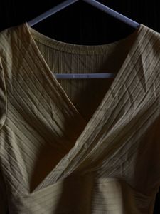 Yellow Long Sleeve Top