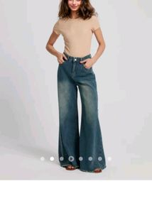 Savana raw hem high waist jeans