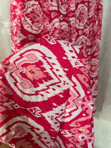 💖💓Pink Patterned Maxi Skirt