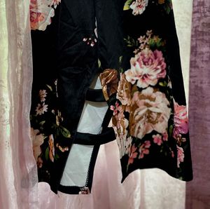 Floral Halter Mini Dress