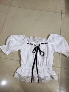 Cottage Core White Top