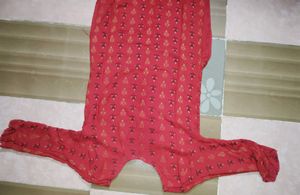 Red Printed Kurti