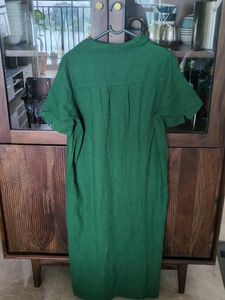 Green Shirt Dress