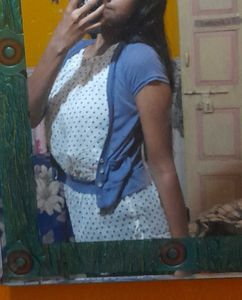 Polka Dot 90s Fashion Top