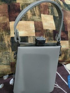 Embellie Studded Top Handle Bag