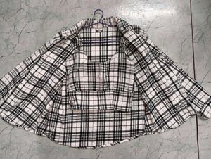 Plaid Shirt &amp; Top Set