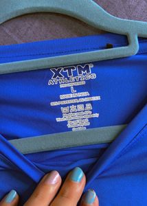 Active Gym Wear Navy Blue T-shirt