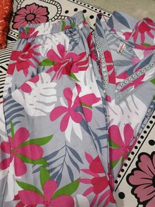 Floral Print Kurta Set