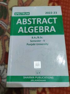 Abstract Algebra - Spectrum 2022-23