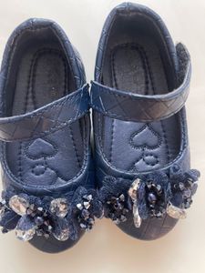 Kids Blue Dressy Shoes