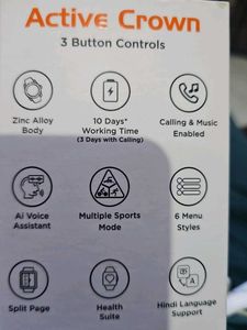 Gizmore By Cult Orange Smart Watch