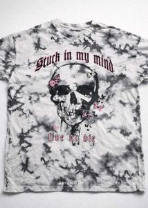 Skull & Butterfly Tie Dye Tee