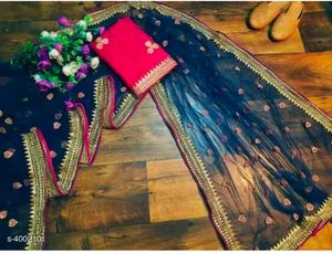 Saree With Blouse Piece