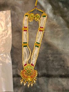 Elegant Pearl &amp; Stone Necklace