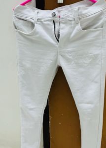 White Denim Jeans