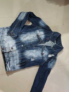 ripped denim jacket