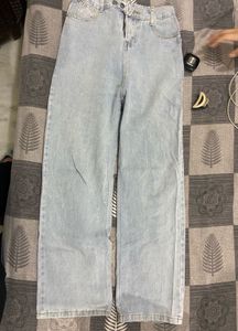 Light Wash Wide Leg Jeans