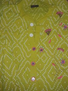 Hand Make Work Kurti