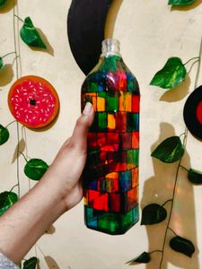 Colourful Glass Bottle 🍾✨