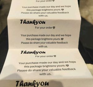 Printed Thankyou Notes 20nos