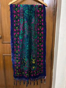 Kashmiri Paisley Print Shawl/Dupatta