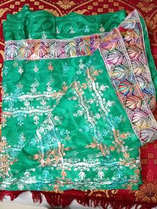 NEW PARTY WEAR SAREE WITHOUT USED ONCE