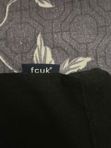 FCUK Black T-Shirt – Size L