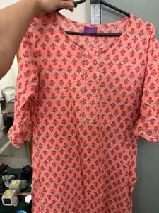Peach Kurti