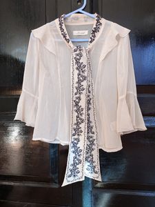 Women Bow Tie Formal Top