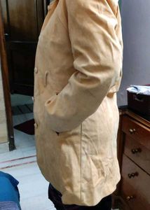 Women Suede Overcoat