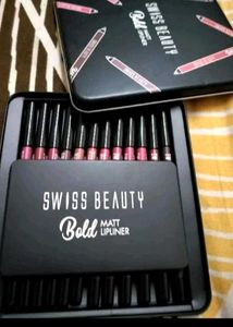 Bold Matte Lipliner Pack Of 12 Pcs
