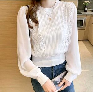 Elegant Lace Trim Knit Top