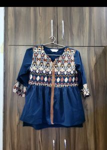 Boho Embroidered Tunic Top