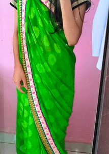 Green Saree