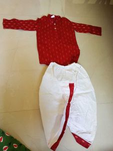 Cute Kurta Dhoti Set